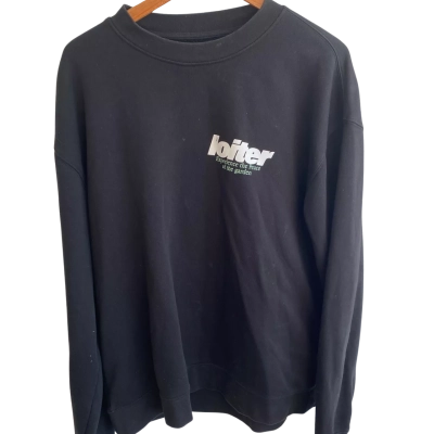 Loiter Mens Jumper Black  