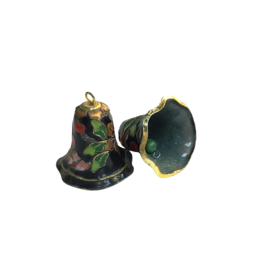2 x Vintage Miniature Cloisonne bells
