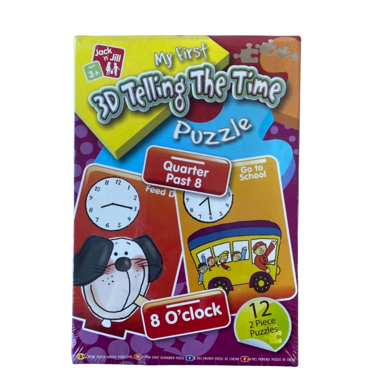 My First 3D Telling The Time Puzzle - New Sealed(s)