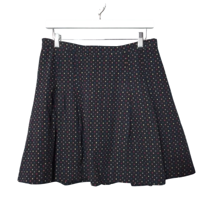 Princess Highway Women's Size 12 Black and Multicoloured Skirt 