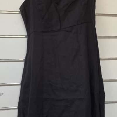 Seed Heritage Womens  Size 8 Maxi Dress Black  