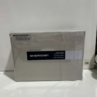 Sheridan Gray Queen Sheet Set 