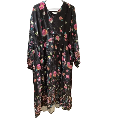 Virtuelle Taking Shape Womens  Size 22 Dress Black  / Floral RRP $169.99