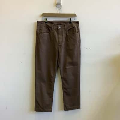 Gazman Mens Size 32 Straight Leg Jeans Brown 
