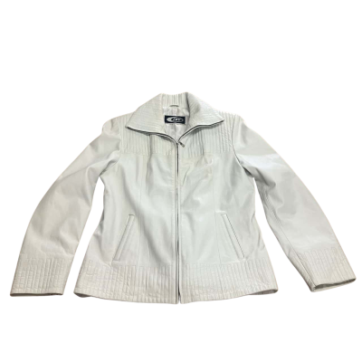 JOY Soft  Size S Leather Jacket White 