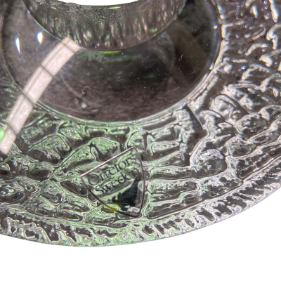 Orrefors tea light candle holder