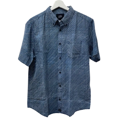 Deus Ex Machina Mens  Size L Short Sleeve Shirt Pattern - 100% Cotton