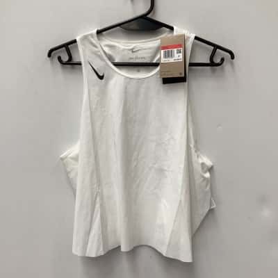 NEW - Nike Womens  Running Top Size L White 