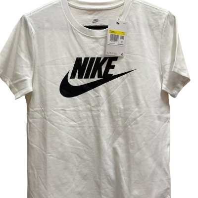 Nike Womens  Size S Short Sleeve Top White 