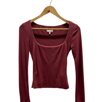 Kookai Womens Size 0 Maroon Top 