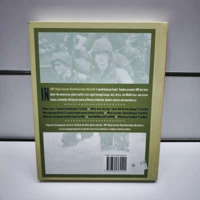 1001 Things Everyone Should Know About World War II by Frank E. Vandiver Hardcover Book