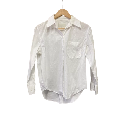 Oroton Womens  Size 6 Long Sleeve Shirt White 