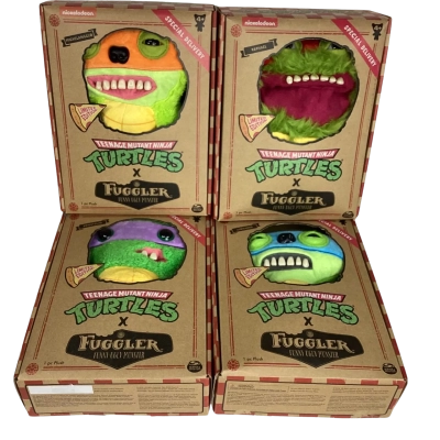 Fuggler Teenage Mutant Ninja Turtles Set of 4 (New in box)