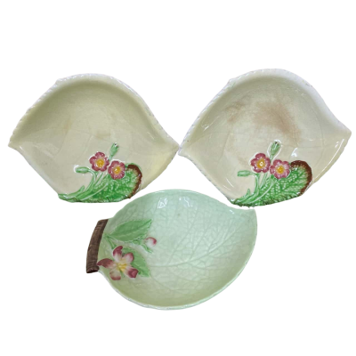 Carlton Ware Leaf Dishes x3