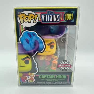 Funko Pop Blacklight Disney Villains Captain Hook 1081 Special Edition