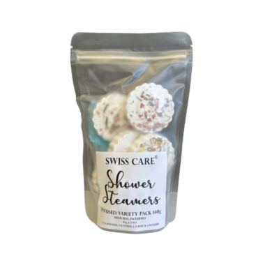 New Swiss Care Shower Steamers Infused Variety Pack 140G #111475