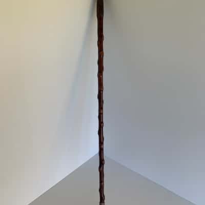 Vintage Knobby Wood Shillelagh / Walking Stick - Rustic Folk Art