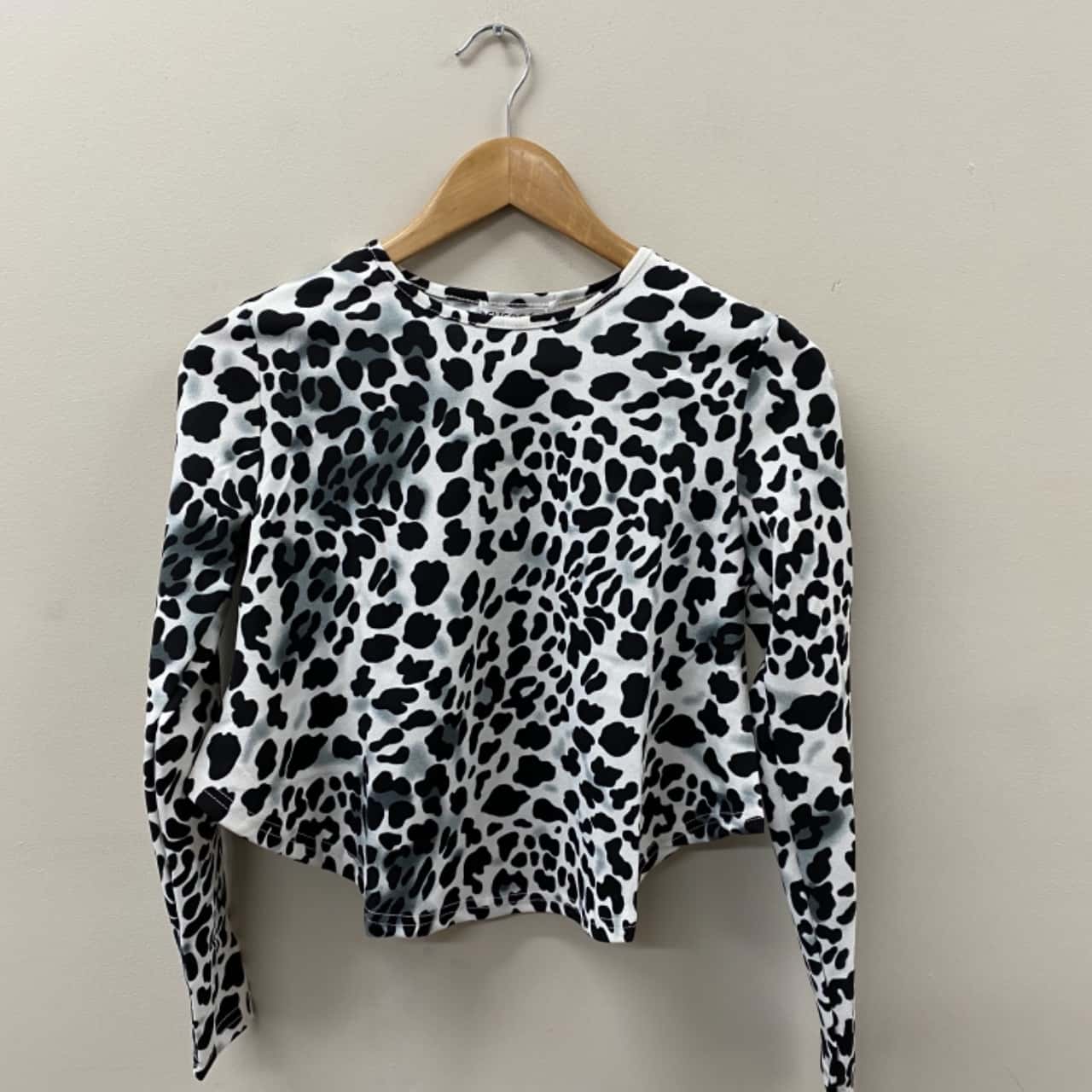 Pants Size S Animal Print Black \u0026 White 