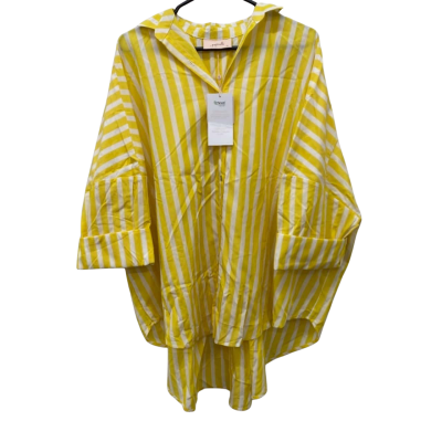 Papinelle Womens  Night Shirt Size XL Striped 