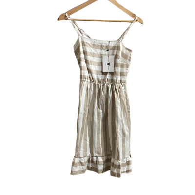 Minx & Moss Womens  Size 8 Striped Dress