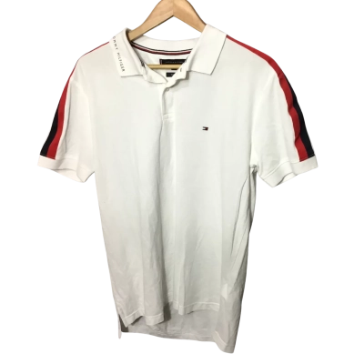 Tommy Hilfiger Mens  Size L Polo Shirt White 