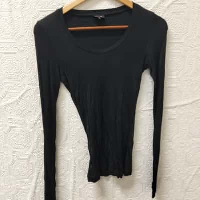 Miss Sixty Diamond  Womens  Size M Black Long Sleeve VGUC