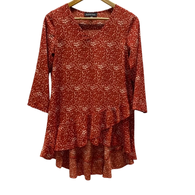 Serafina Womens Size XS Rust Top