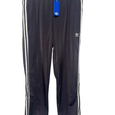 Adidas Mens  Size XL Track Pants Grey / Striped / White 