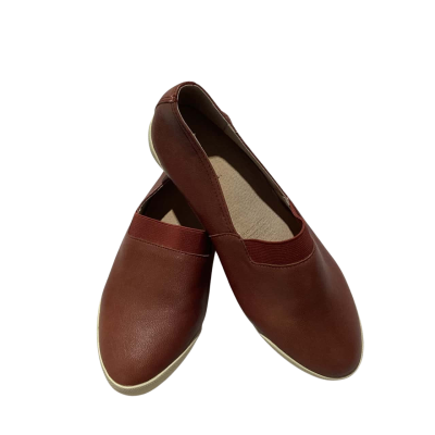 NWOT Diana Ferrari Womens  Size 5 Maroon Flats New Not Worn