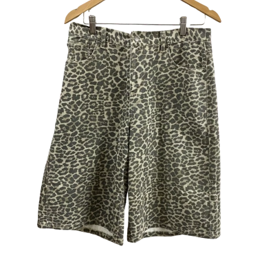 Ghanda Womens  Size 10 Nineties Jorts Washed Savannah