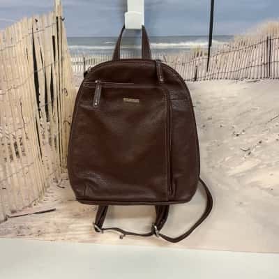 Joan Weisz Leather Back Pack