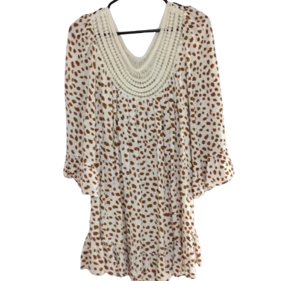 Indikah Womens Brown Dress Size 8