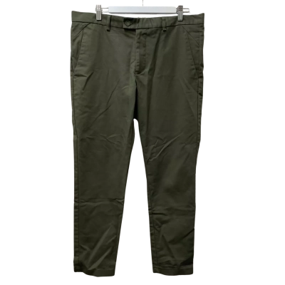 Blaq Mens Chino Pants Size 34/87 Olive 