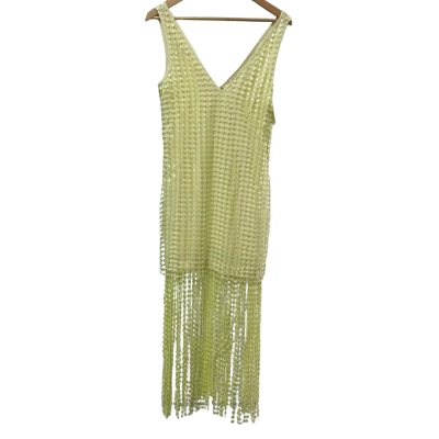 Sass & Bide Womens Size 8 Cocktail Dress / Wedding Dress Lime/Yellow BNWT