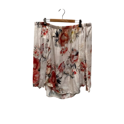 Witchery Womens  Size 8 Beige Floral Top