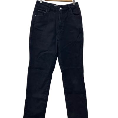 Dangerfield Womens  Size 10 Regular Fit Jeans Black  