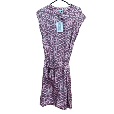 Jigsaw Womens  Size 12 Midi Dress Red / White 