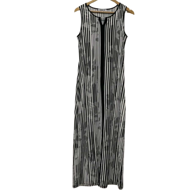 Noni B Womens  Size S Maxi Dress / Sleeveless Dress  Black  / Striped / White 