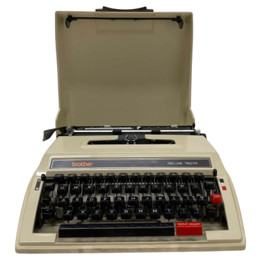 Brother Deluxe 760TR Portable Typewriter 