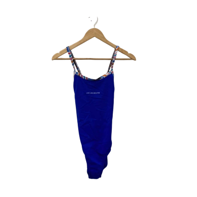 Live & Breathe Active Womens  Size 8 Onepiece Bathers Blue 
