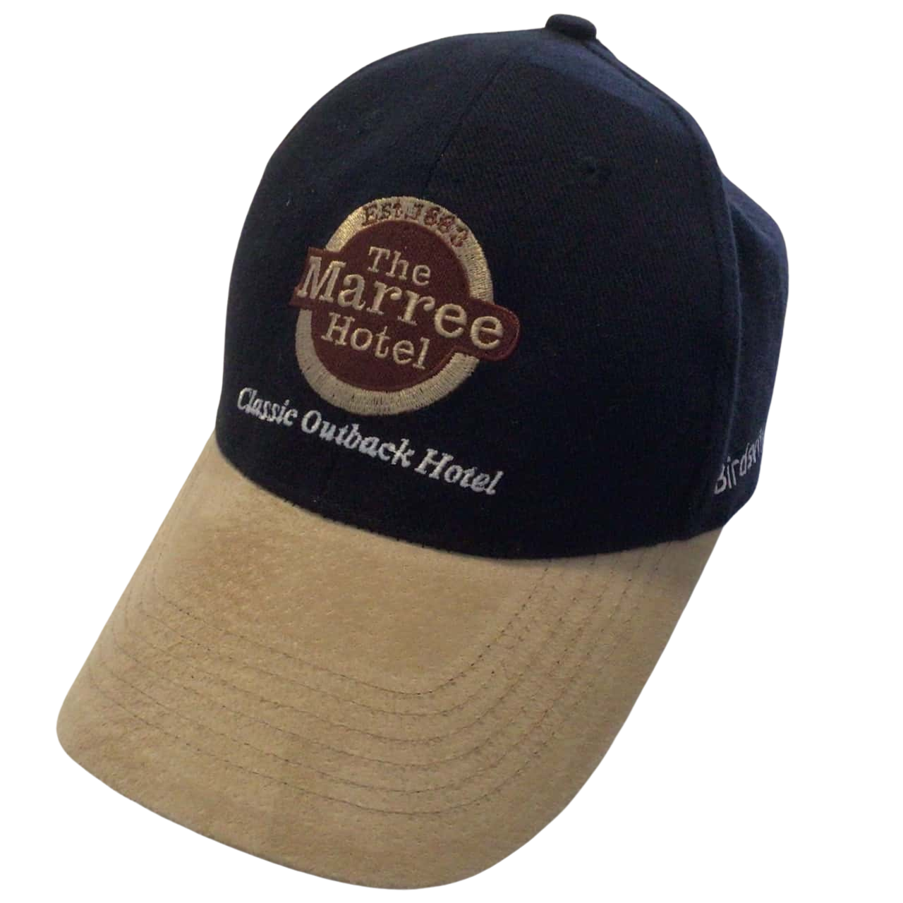 Mens Birdsville Track Marree Hotel Souvenir Cap with Adjustable Back