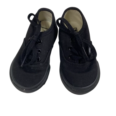 Vans Toddler Shoes Kids Size 4 Black  