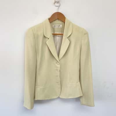 Cue Design Light Green Blazer  Size 8  