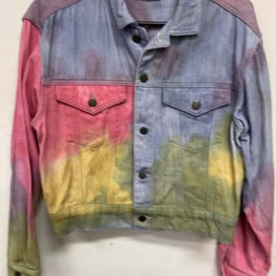 Cools Club Womens  Size 10 Denim Jacket Multicoloured 