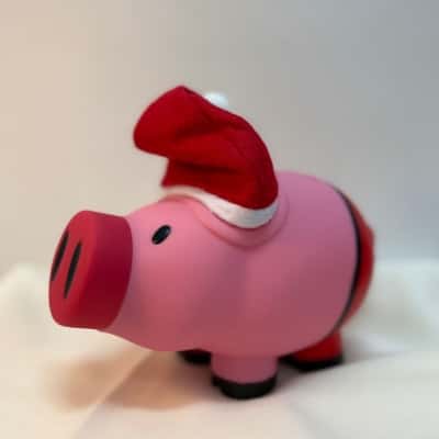 Santa Piggy Bank 