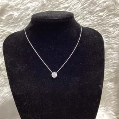 Women's Sterling Silver Pendant Necklace 