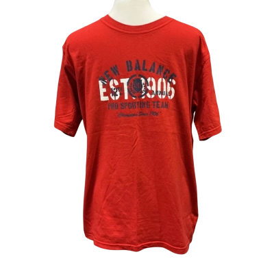New Balance Mens  Size M Short Sleeve T-shirt Red 
