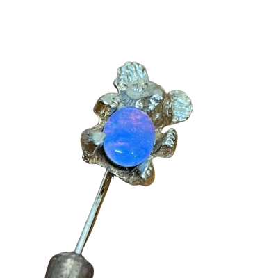 Vintage Australian opal koala pin
