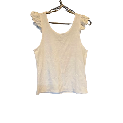 Sass Womens  Size 14 Tank Top White 