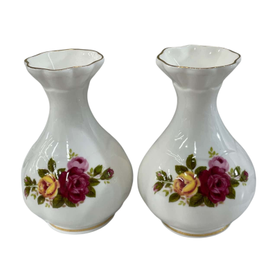 Ashleydale Fin Bone China Small vases x 2